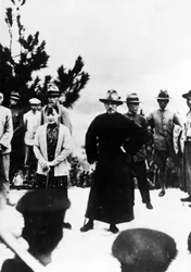 Generalissimo Präsident Chiang Kai-shek und seine Frau Soong May-ling, ca. 1931